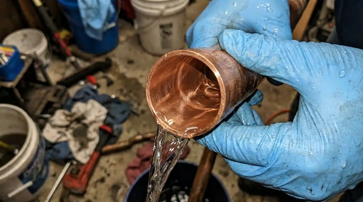 Clean Demineralized Water